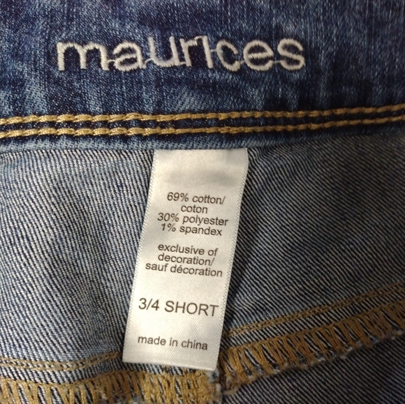 Maurices Bootcut Jeans - Size 3/4 Short - Picture 3 of 3